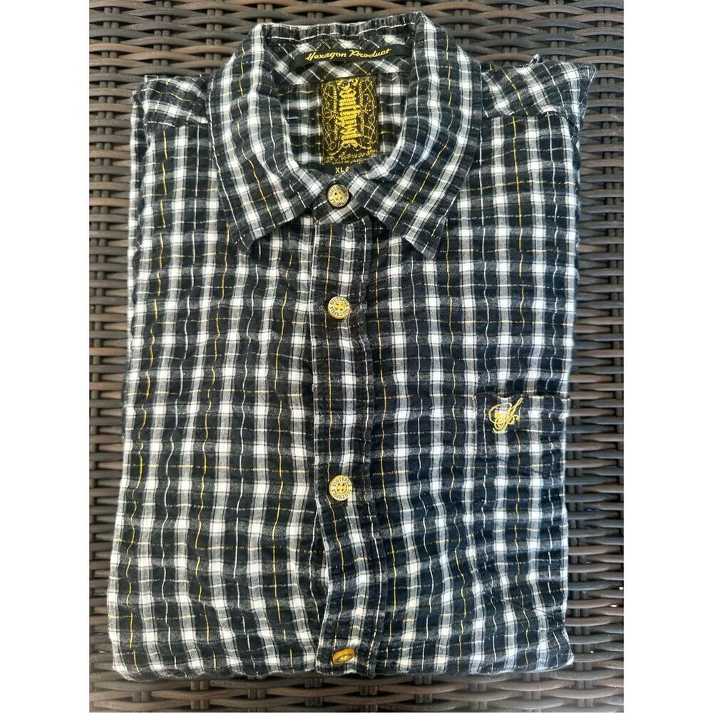 Black and White Checkered Shirt